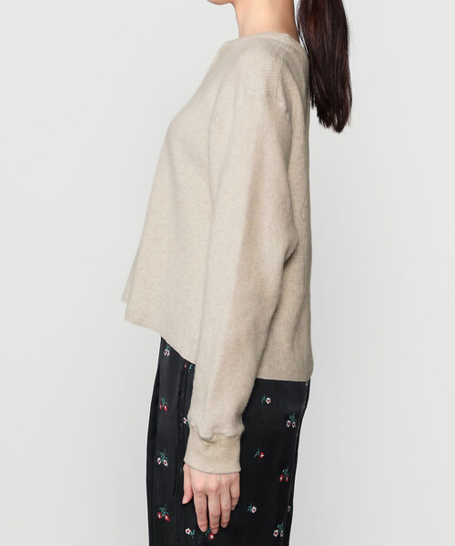 TICCA(ティッカ)の「TICCA | ビーチワッフル ショート2WAYプルオーバー WOMEN(Tシャツ/カットソー・レディース・ベージュ/ホワイト・F)」の10枚目の写真