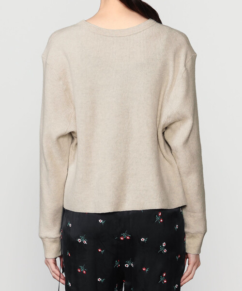 TICCA(ティッカ)の「TICCA | ビーチワッフル ショート2WAYプルオーバー WOMEN(Tシャツ/カットソー・レディース・ベージュ/ホワイト・F)」の11枚目の写真