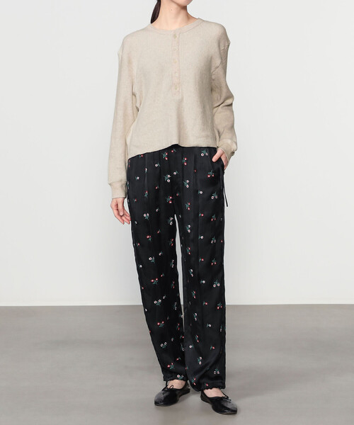 TICCA(ティッカ)の「TICCA | ビーチワッフル ショート2WAYプルオーバー WOMEN(Tシャツ/カットソー・レディース・ベージュ/ホワイト・F)」の7枚目の写真