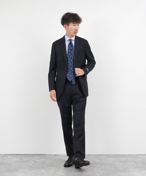NOLLEY’S(ノーリーズ)の「《セットアップ》REDA/尾州SUIT セットアップスーツ 26AW(セットアップ・メンズ・ネイビー/グレー・46/48/50/44)」の1枚目の写真