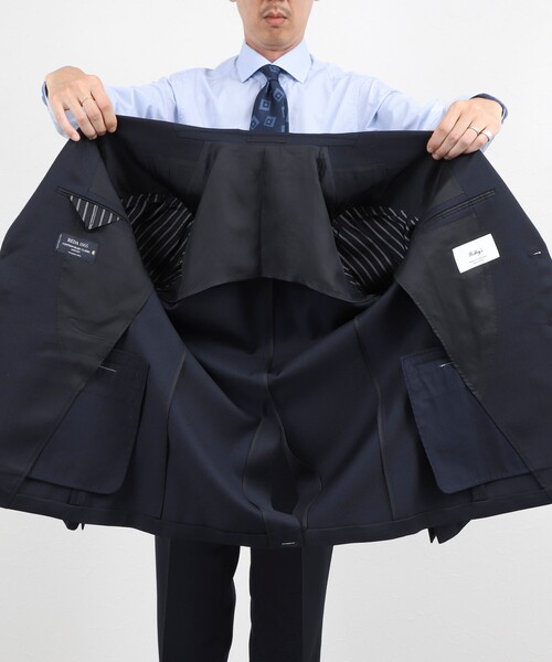 NOLLEY’S(ノーリーズ)の「《セットアップ》REDA/尾州SUIT セットアップスーツ 26AW(セットアップ・メンズ・ネイビー/グレー・46/48/50/44)」の7枚目の写真