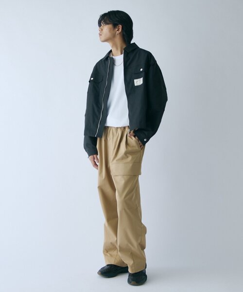 goocy（グーシー）の「ピーチツイルワークジャケット（ブルゾン・メンズ・ブラウン/ブラック/ピンク・MEDIUM/LARGE）」の12枚目の写真