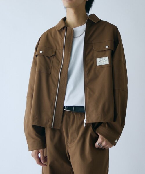 goocy（グーシー）の「ピーチツイルワークジャケット（ブルゾン・メンズ・ブラウン/ブラック/ピンク・MEDIUM/LARGE）」の15枚目の写真