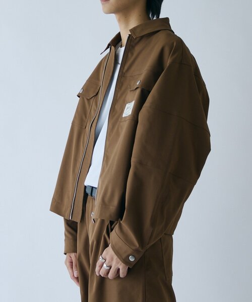 goocy（グーシー）の「ピーチツイルワークジャケット（ブルゾン・メンズ・ブラウン/ブラック/ピンク・MEDIUM/LARGE）」の17枚目の写真