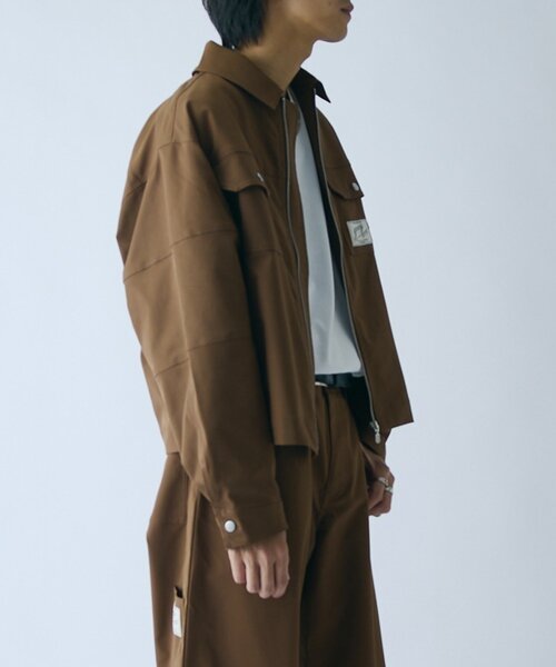 goocy（グーシー）の「ピーチツイルワークジャケット（ブルゾン・メンズ・ブラウン/ブラック/ピンク・MEDIUM/LARGE）」の22枚目の写真
