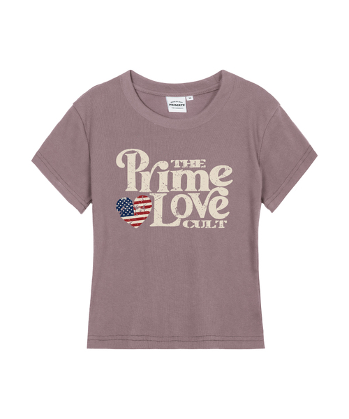 PRIMATE(プライメイト)の「NOON レディース スリムフィット 半袖Tシャツ 6カラー(Tシャツ/カットソー・レディース・カーキ/ホワイト/ブラック/チャコール/ラベンダー/クリーム・MEDIUM/SMALL/LARGE)」の6枚目の写真