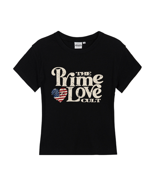 PRIMATE(プライメイト)の「NOON レディース スリムフィット 半袖Tシャツ 6カラー(Tシャツ/カットソー・レディース・カーキ/ホワイト/ブラック/チャコール/ラベンダー/クリーム・MEDIUM/SMALL/LARGE)」の2枚目の写真