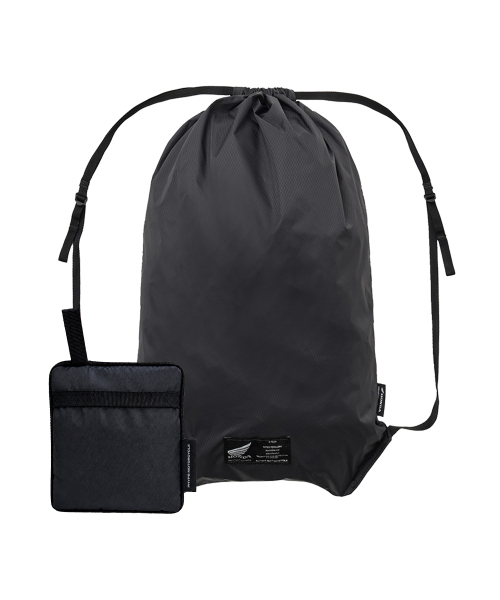 PHYPS MOTORCYCLE(フィップスモーターサイクル)の「Lightweight String Bag Black(バックパック/リュック・メンズ・その他・FREE)」の1枚目の写真