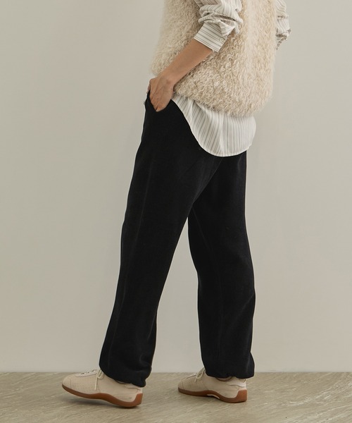 SALON adam et rope'(サロン アダム エ ロペ)の「【CreamyCotton (クリーミーコットン)】パンツ / セットアップ対応(その他パンツ・レディース・オフホワイト/キャメル/ブラック・FREE)」の13枚目の写真