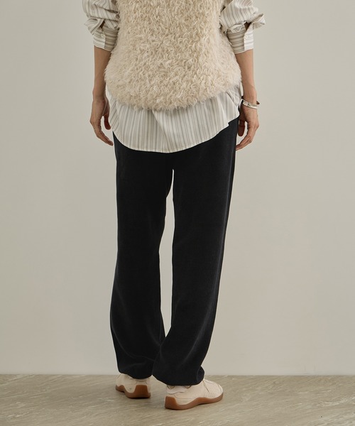 SALON adam et rope'(サロン アダム エ ロペ)の「【CreamyCotton (クリーミーコットン)】パンツ / セットアップ対応(その他パンツ・レディース・オフホワイト/キャメル/ブラック・FREE)」の12枚目の写真