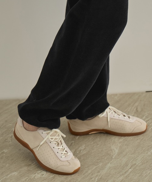 SALON adam et rope'(サロン アダム エ ロペ)の「【CreamyCotton (クリーミーコットン)】パンツ / セットアップ対応(その他パンツ・レディース・オフホワイト/キャメル/ブラック・FREE)」の11枚目の写真