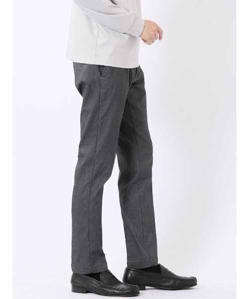 TAKA-Q(タカキュー)の「パンツ メンズ ストレッチ スリム トラウザー テーパード ピンヘッド クロスストレッチ(チノパンツ・メンズ・ネイビー/ブラック/ブラウン・2S/3L/MEDIUM/LARGE/S/X-LARGE)」の7枚目の写真