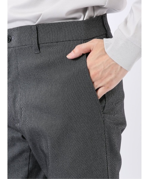 TAKA-Q(タカキュー)の「パンツ メンズ ストレッチ スリム トラウザー テーパード ピンヘッド クロスストレッチ(チノパンツ・メンズ・ネイビー/ブラック/ブラウン・2S/3L/MEDIUM/LARGE/S/X-LARGE)」の12枚目の写真