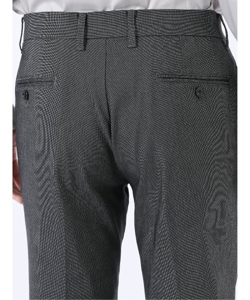 TAKA-Q(タカキュー)の「パンツ メンズ ストレッチ スリム トラウザー テーパード ピンヘッド クロスストレッチ(チノパンツ・メンズ・ネイビー/ブラック/ブラウン・2S/3L/MEDIUM/LARGE/S/X-LARGE)」の13枚目の写真