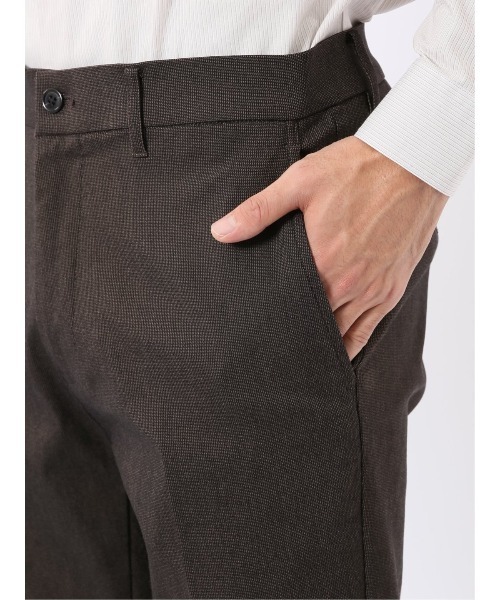 TAKA-Q(タカキュー)の「パンツ メンズ ストレッチ スリム トラウザー テーパード ピンヘッド クロスストレッチ(チノパンツ・メンズ・ネイビー/ブラック/ブラウン・2S/3L/MEDIUM/LARGE/S/X-LARGE)」の22枚目の写真