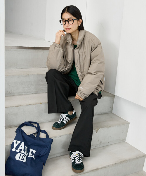 FREAK'S STORE（フリークスストア）の「＋Phenix × FREAK'S STORE/プラスフェニックス 別注 GORE-TEX WINDSTOPPER SNAP DOWN/ゴアテックス ウィンドストッパー スナップダウン（ダウンジャケット/コート・レディース・ベージュ/ブラック/オフホワイト・LARGE/MEDIUM/SMALL）」の4枚目の写真