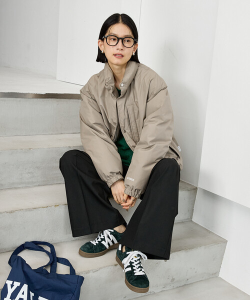 FREAK'S STORE（フリークスストア）の「＋Phenix × FREAK'S STORE/プラスフェニックス 別注 GORE-TEX WINDSTOPPER SNAP DOWN/ゴアテックス ウィンドストッパー スナップダウン（ダウンジャケット/コート・レディース・ベージュ/ブラック/オフホワイト・LARGE/MEDIUM/SMALL）」の5枚目の写真