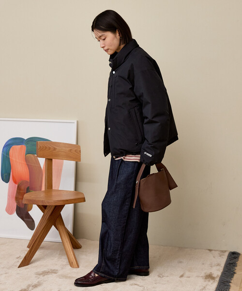 FREAK'S STORE（フリークスストア）の「＋Phenix × FREAK'S STORE/プラスフェニックス 別注 GORE-TEX WINDSTOPPER SNAP DOWN/ゴアテックス ウィンドストッパー スナップダウン（ダウンジャケット/コート・レディース・ベージュ/ブラック/オフホワイト・LARGE/MEDIUM/SMALL）」の14枚目の写真