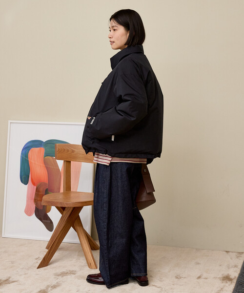 FREAK'S STORE（フリークスストア）の「＋Phenix × FREAK'S STORE/プラスフェニックス 別注 GORE-TEX WINDSTOPPER SNAP DOWN/ゴアテックス ウィンドストッパー スナップダウン（ダウンジャケット/コート・レディース・ベージュ/ブラック/オフホワイト・LARGE/MEDIUM/SMALL）」の15枚目の写真