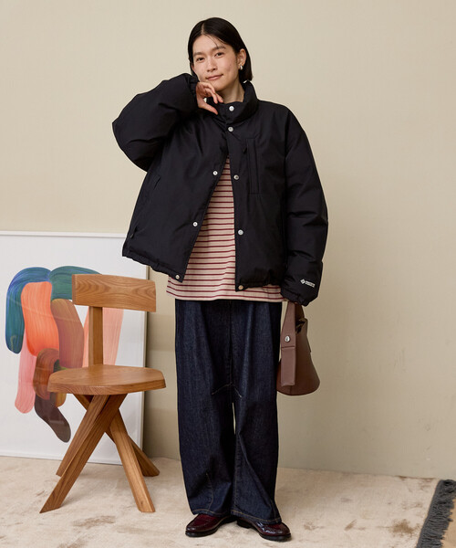 FREAK'S STORE（フリークスストア）の「＋Phenix × FREAK'S STORE/プラスフェニックス 別注 GORE-TEX WINDSTOPPER SNAP DOWN/ゴアテックス ウィンドストッパー スナップダウン（ダウンジャケット/コート・レディース・ベージュ/ブラック/オフホワイト・LARGE/MEDIUM/SMALL）」の17枚目の写真