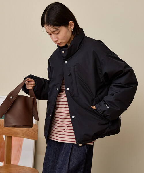 FREAK'S STORE（フリークスストア）の「＋Phenix × FREAK'S STORE/プラスフェニックス 別注 GORE-TEX WINDSTOPPER SNAP DOWN/ゴアテックス ウィンドストッパー スナップダウン（ダウンジャケット/コート・レディース・ベージュ/ブラック/オフホワイト・LARGE/MEDIUM/SMALL）」の18枚目の写真