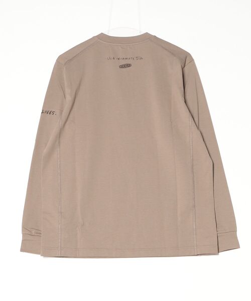 KEEN(キーン)の「Us4 HARVEST NATURE LIVES LS TEE /アスフォー ハーベスト ネイチャー リブズ ロングスリーブ ティー(Tシャツ/カットソー・レディース・ベージュ・L/M/S)」の2枚目の写真