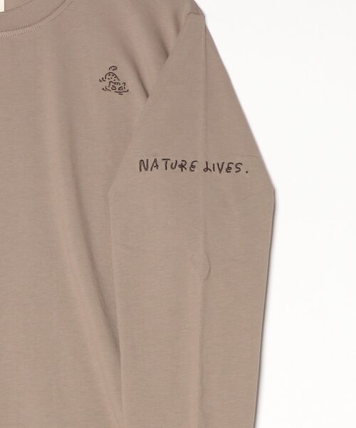 KEEN(キーン)の「Us4 HARVEST NATURE LIVES LS TEE /アスフォー ハーベスト ネイチャー リブズ ロングスリーブ ティー(Tシャツ/カットソー・レディース・ベージュ・L/M/S)」の3枚目の写真