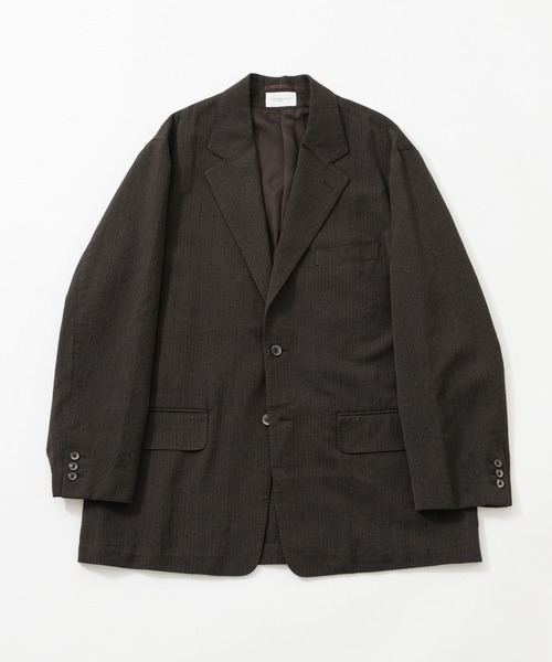 URBAN RESEARCH(アーバンリサーチ)の「new basic WOOL SILK LINEN SINGLE JACKET(テーラードジャケット・メンズ・ブラウン・LARGE/MEDIUM)」の1枚目の写真