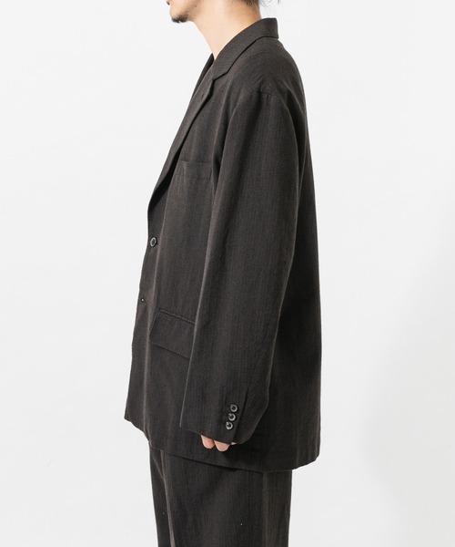 URBAN RESEARCH(アーバンリサーチ)の「new basic WOOL SILK LINEN SINGLE JACKET(テーラードジャケット・メンズ・ブラウン・LARGE/MEDIUM)」の10枚目の写真