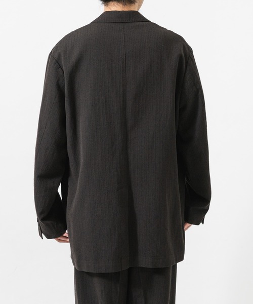 URBAN RESEARCH(アーバンリサーチ)の「new basic WOOL SILK LINEN SINGLE JACKET(テーラードジャケット・メンズ・ブラウン・LARGE/MEDIUM)」の11枚目の写真