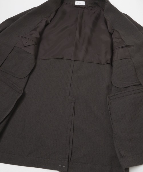 URBAN RESEARCH(アーバンリサーチ)の「new basic WOOL SILK LINEN SINGLE JACKET(テーラードジャケット・メンズ・ブラウン・LARGE/MEDIUM)」の14枚目の写真