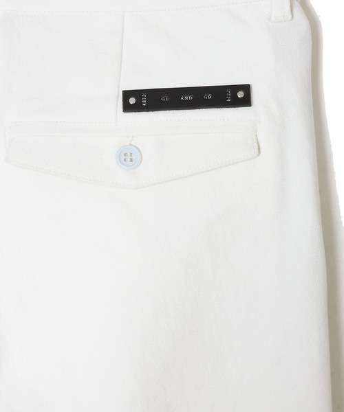 CRIMIE(クライミー)の「STRETCH TWILL TAPERED AUTHENTIC TROUSERS(チノパンツ・メンズ・ブラック/ホワイト・XXL/XL/L/M/S)」の14枚目の写真