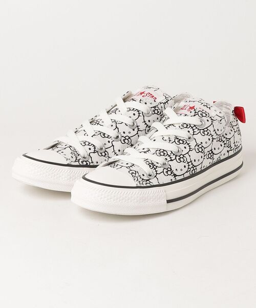 CONVERSE(コンバース)の「CONVERSE コンバース ALL STAR OX / HELLO KITTY オールスター OX ハローキティ 31318860(スニーカー・レディース・ホワイト系その他・23.0cm/23.5cm/24.0cm/24.5cm)」の1枚目の写真