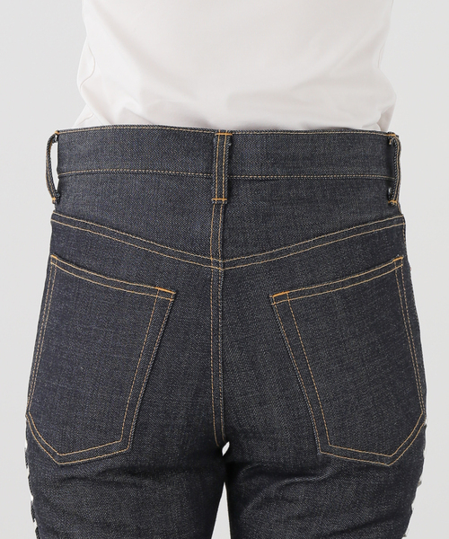 EDIT. FOR LULU（エディットフォールル）の「【Kiwanda Kiwanda/ キワンダキワンダ】 Lace Up Denim（デニムパンツ・レディース・ネイビー・28cm）」の6枚目の写真