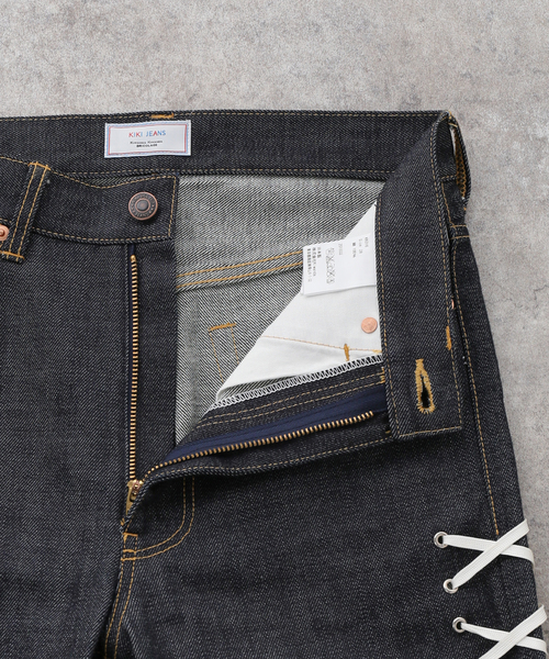 EDIT. FOR LULU（エディットフォールル）の「【Kiwanda Kiwanda/ キワンダキワンダ】 Lace Up Denim（デニムパンツ・レディース・ネイビー・28cm）」の9枚目の写真