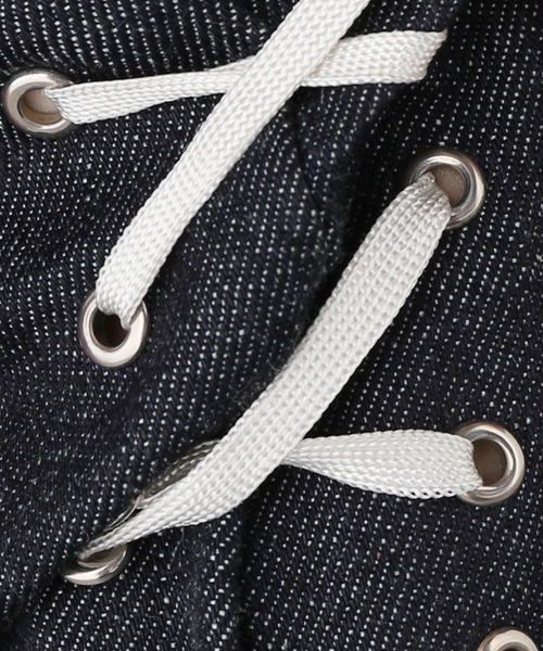 EDIT. FOR LULU（エディットフォールル）の「【Kiwanda Kiwanda/ キワンダキワンダ】 Lace Up Denim（デニムパンツ・レディース・ネイビー・28cm）」の13枚目の写真
