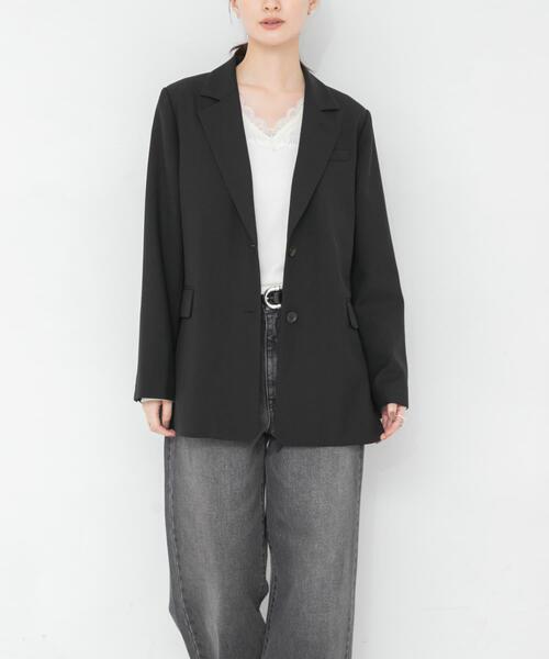 URBAN RESEARCH(アーバンリサーチ)の「V-NECK LACE RIB TOPS(Tシャツ/カットソー・レディース・オフホワイト/ブラック・FREE)」の13枚目の写真
