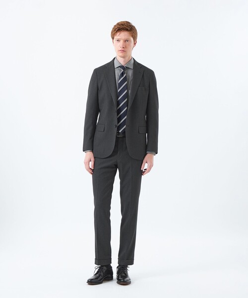 MACKINTOSH PHILOSOPHY(マッキントッシュ フィロソフィー)の「トロッター ジャケット#051 ストレッチバーズアイ/ウィンドウペーン(テーラードジャケット・メンズ・グレー系その他2/チャコールグレー/ネイビー/ブルー系その他7・40/38)」の14枚目の写真