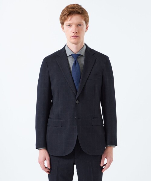 MACKINTOSH PHILOSOPHY(マッキントッシュ フィロソフィー)の「トロッター ジャケット#051 ストレッチバーズアイ/ウィンドウペーン(テーラードジャケット・メンズ・グレー系その他2/チャコールグレー/ネイビー/ブルー系その他7・40/38)」の17枚目の写真