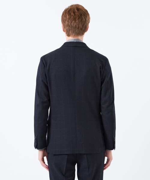MACKINTOSH PHILOSOPHY(マッキントッシュ フィロソフィー)の「トロッター ジャケット#051 ストレッチバーズアイ/ウィンドウペーン(テーラードジャケット・メンズ・グレー系その他2/チャコールグレー/ネイビー/ブルー系その他7・40/38)」の19枚目の写真