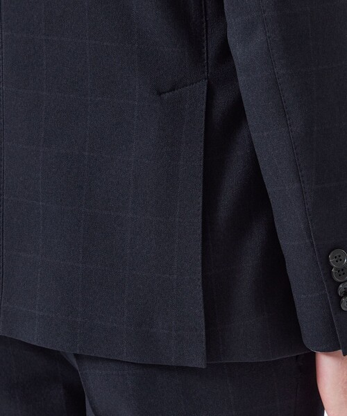 MACKINTOSH PHILOSOPHY(マッキントッシュ フィロソフィー)の「トロッター ジャケット#051 ストレッチバーズアイ/ウィンドウペーン(テーラードジャケット・メンズ・グレー系その他2/チャコールグレー/ネイビー/ブルー系その他7・40/38)」の10枚目の写真