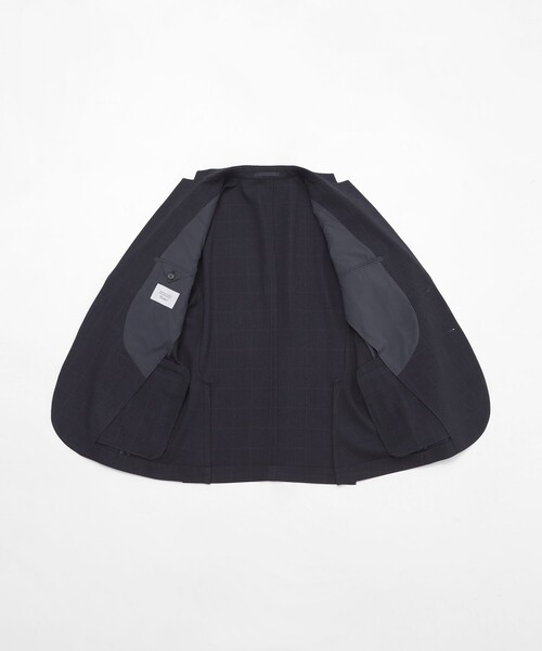 MACKINTOSH PHILOSOPHY(マッキントッシュ フィロソフィー)の「トロッター ジャケット#051 ストレッチバーズアイ/ウィンドウペーン(テーラードジャケット・メンズ・グレー系その他2/チャコールグレー/ネイビー/ブルー系その他7・40/38)」の12枚目の写真