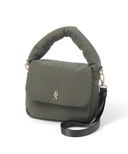BARNYARDSTORM(バンヤードストーム)の「BARNYARDSTORM / メタルパーツ付きパフBAG(ハンドバッグ・レディース・ブラック/カーキ/ブラウン・FREE)」の20枚目の写真