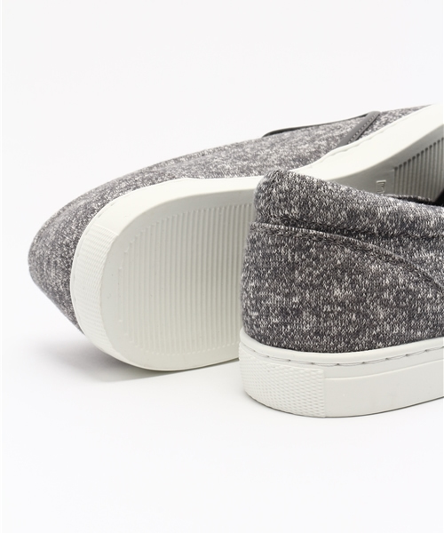 JACKROSE（ジャックローズ）の「スウェットスリップオンスニーカー（スリッポン・メンズ・ライトグレー/ダークグレー・M/L）」の6枚目の写真