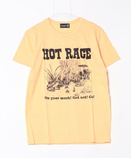 Lens Concave(レンズコンケイブ)の「HOTRACE Tee(Tシャツ/カットソー・メンズ・グリーン/ブルー/ベージュ/ネイビー/イエロー・1/2/0/3)」の5枚目の写真