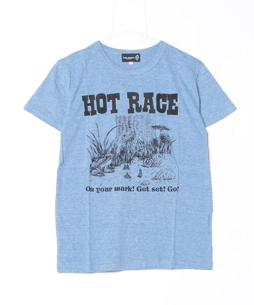 Lens Concave(レンズコンケイブ)の「HOTRACE Tee(Tシャツ/カットソー・メンズ・グリーン/ブルー/ベージュ/ネイビー/イエロー・1/2/0/3)」の4枚目の写真