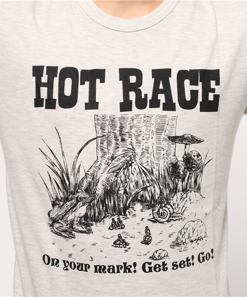 Lens Concave(レンズコンケイブ)の「HOTRACE Tee(Tシャツ/カットソー・メンズ・グリーン/ブルー/ベージュ/ネイビー/イエロー・1/2/0/3)」の10枚目の写真
