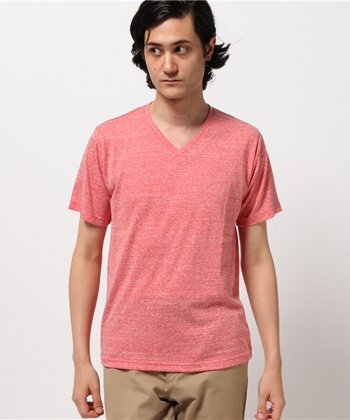 WEGO（ウィゴー）の「WEGO/無地VネックTシャツ（Tシャツ/カットソー・メンズ・ホワイト/サックスブルー/レッド/ライム・SMALL/MEDIUM/LARGE）」の14枚目の写真