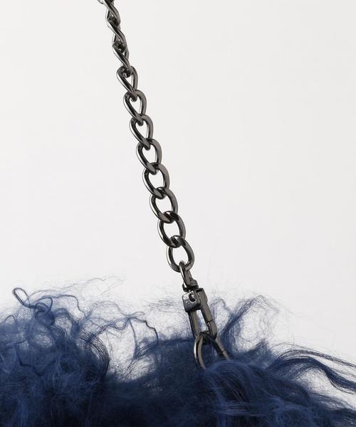 Another Edition(アナザーエディション)の「ファーショルダー/AE FUR SHLD(ショルダーバッグ・レディース・ライトピンク/ネイビー/モカ・FREE)」の7枚目の写真