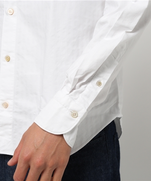 Finamore(フィナモレ)の「Finamore プレーンホリゾンタルカラーシャツ(シャツ/ブラウス・メンズ・ホワイト系その他・MEDIUM/SMALL/LARGE)」の5枚目の写真